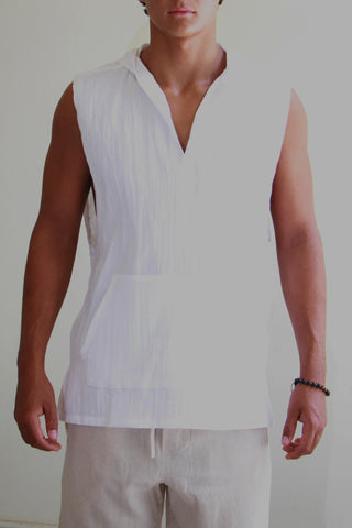 Lenzo Double Layer Front Fabric - White