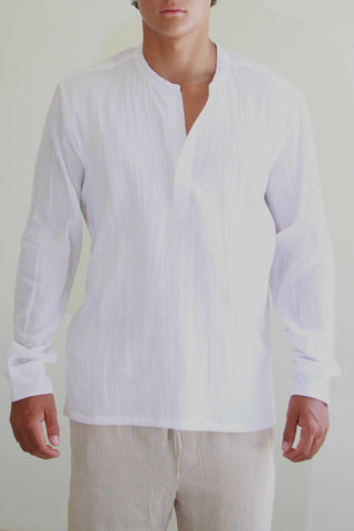 Nuardo Double Layer Front Fabric - White