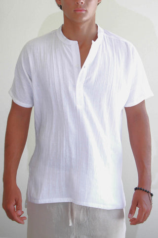 Vanu Double Layer Front Fabric - White