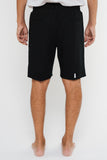 Vador Linen Blend Shorts - Black  - 8"